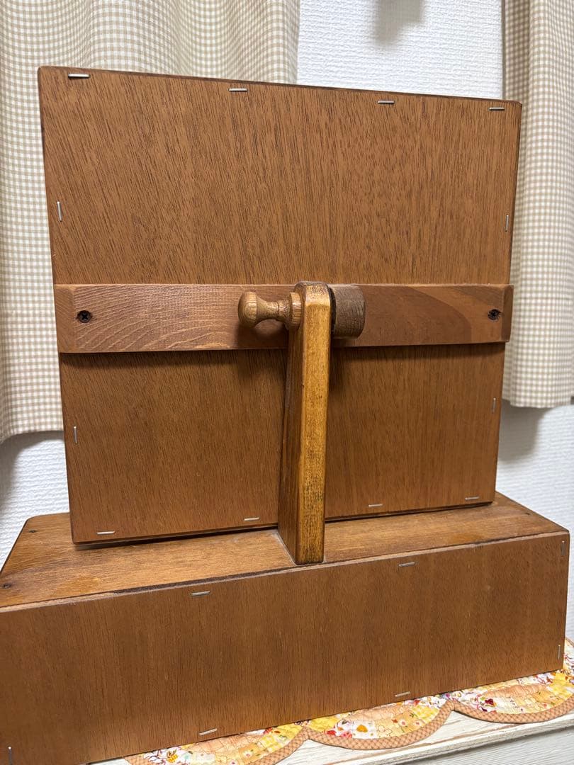 チューリップ　アンファン　引き出し付卓上鏡　鏡台