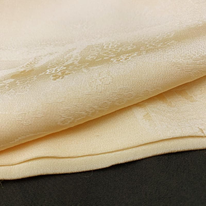 508ag30■七五三 七歳 女児 着物&袋帯&長襦袢 色無地　ふくよか■美品