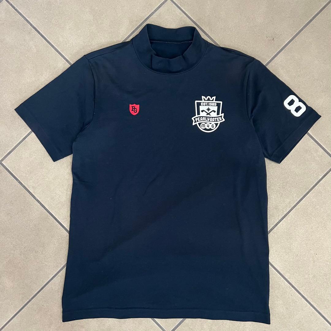 PEARLY GATES パーリーゲイツ　セットアップ　メンズ　ハイネック　ロゴ