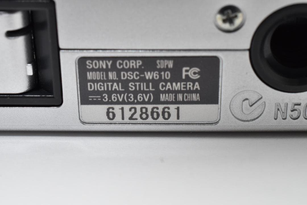 【美品】SONY Cyber-shot DSC-W610 シルバー　動作確認済