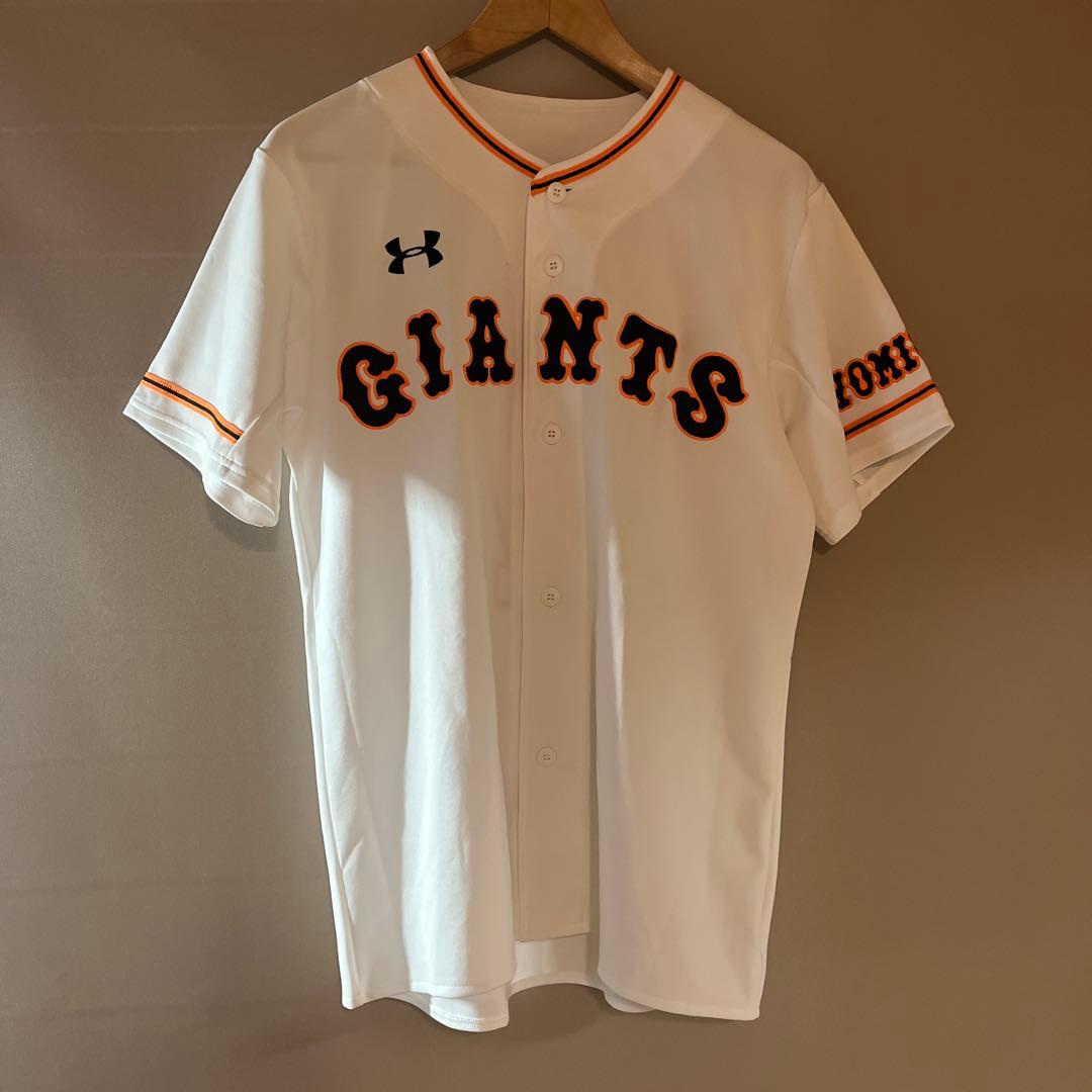 読売　巨人　ジャイアンツ　長野　ホーム　ユニフォーム　アンダーアーマー　SM