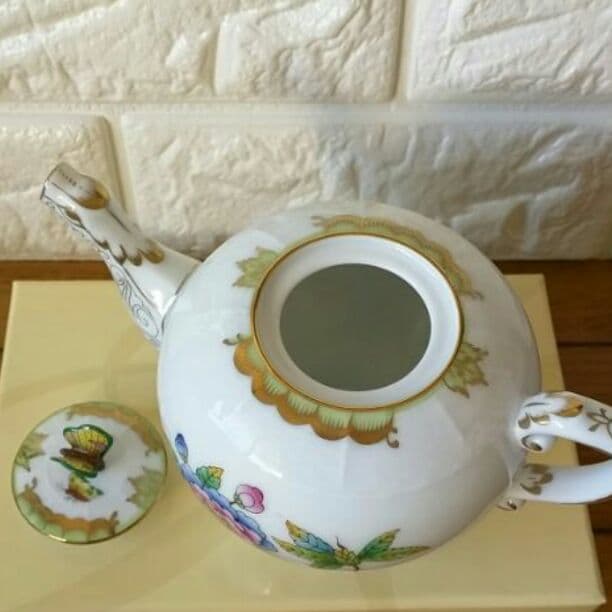 ▶完了◀新品/ヘレンド ヴィクトリアブーケ　ミニ ティーポット