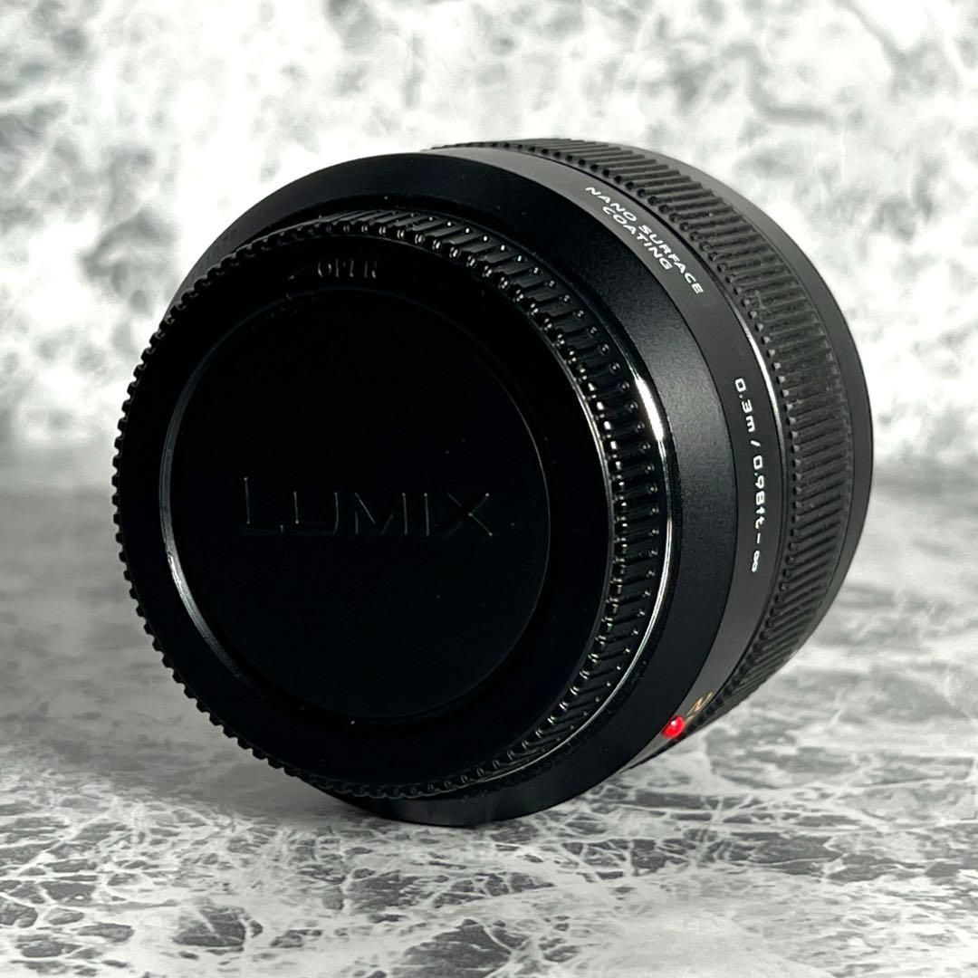 [フード・フィルター付] Panasonic LEICA 25mm F1.4