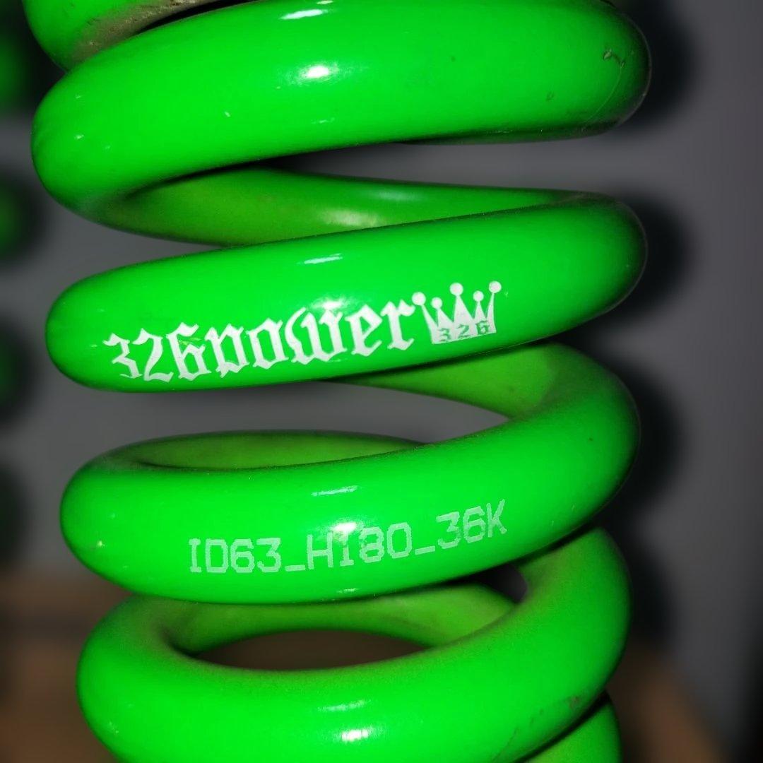 n*b様 326power チャラバネ ID63_H180_36K 緑