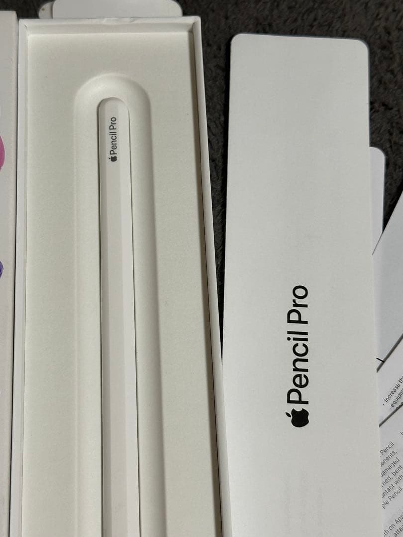 【ほぼ未使用品】Apple Pencil Pro 箱、説明書付き