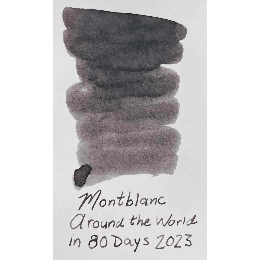 【稀少品】モンブラン 80日間世界一周 万年筆 インク ブラウン
