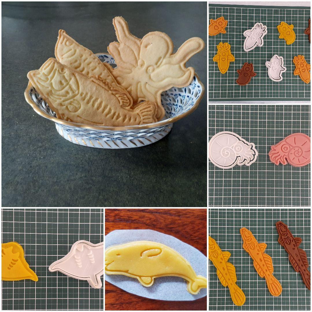 クッキー型　魚　御購入前に数と種類を選んでください