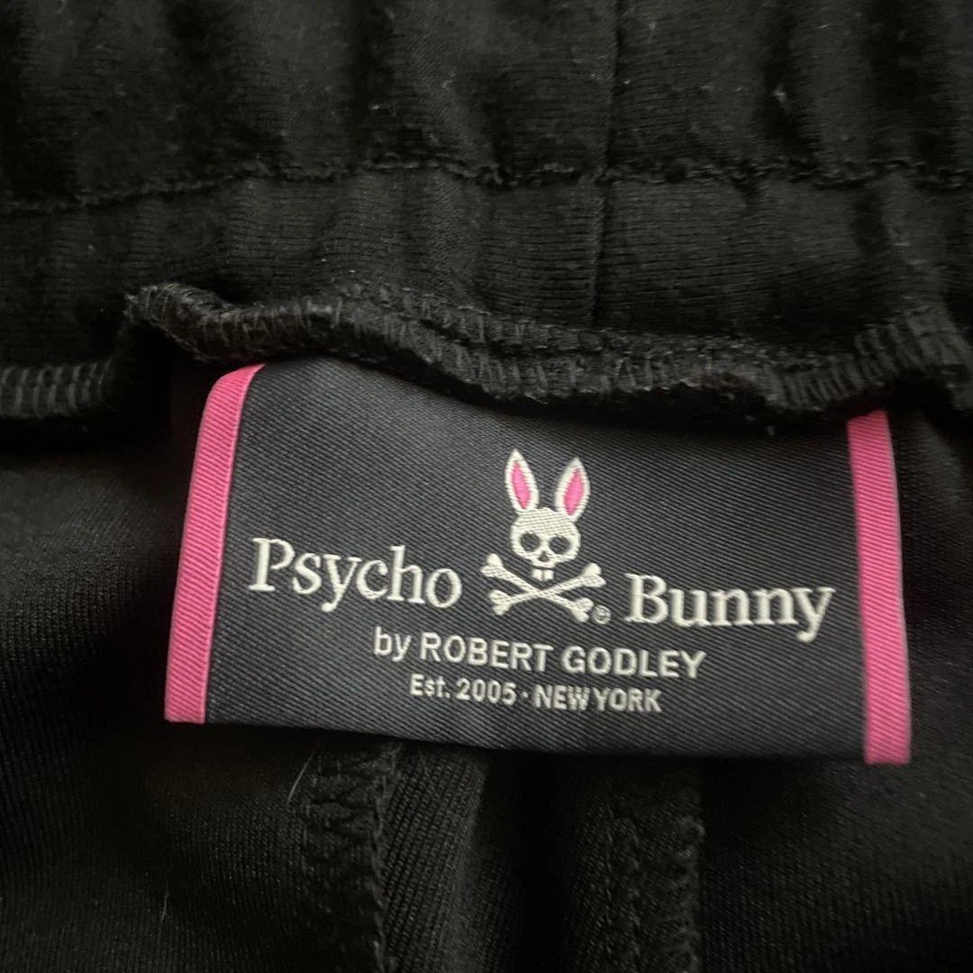 Psycho Bunny ブラックジャージ上下セット　ゴルフウェア