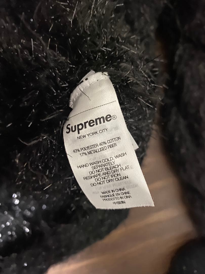 Supreme Sparkle Cardigan \"Black\" 野村訓市 着用