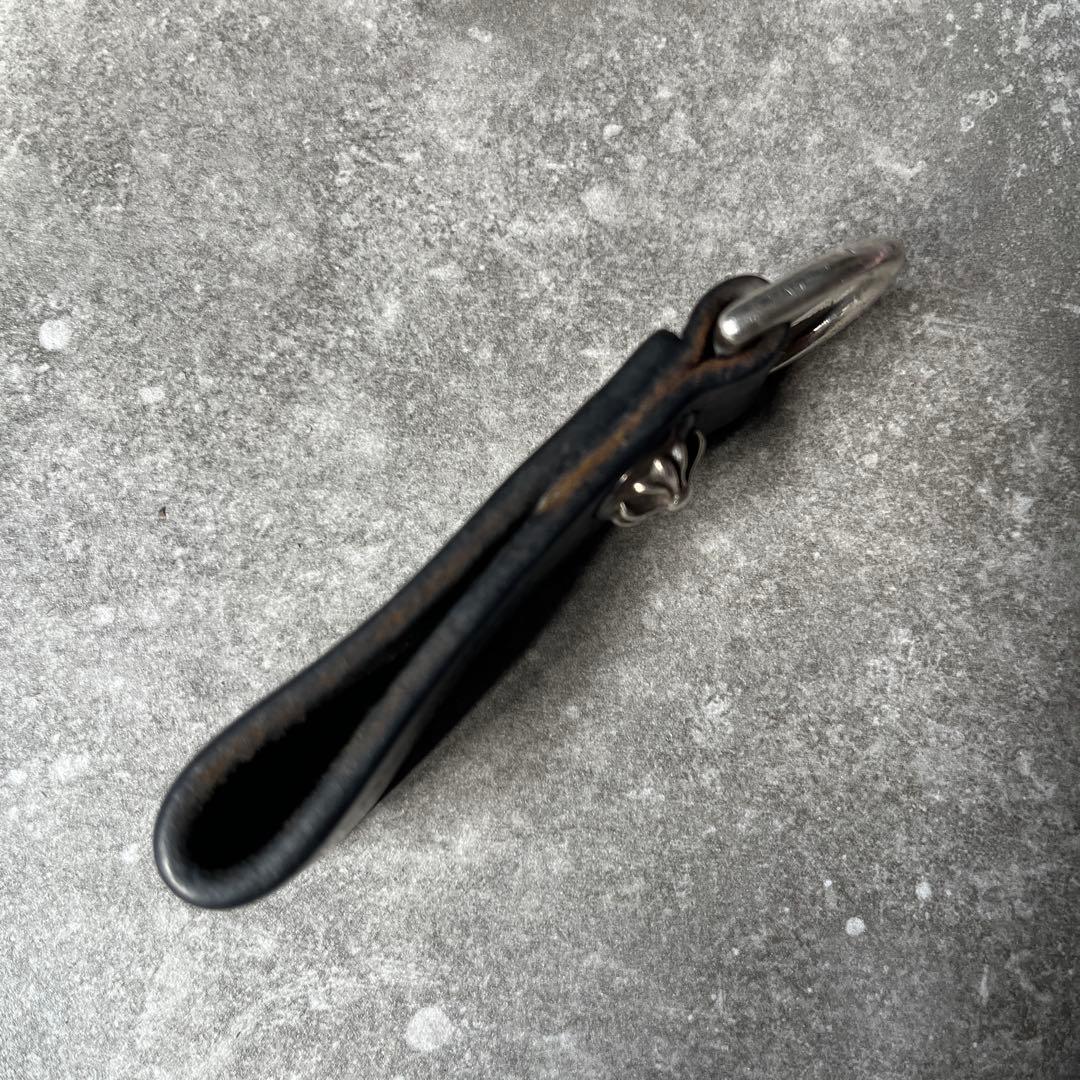 焼きそば　クロムハーツ キーリング CHプラス レザーベルトループ