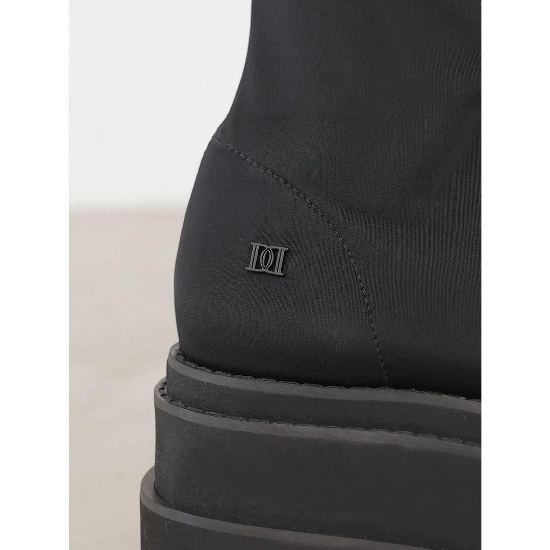 darich ウルトラストレッチフラットショートブーツ