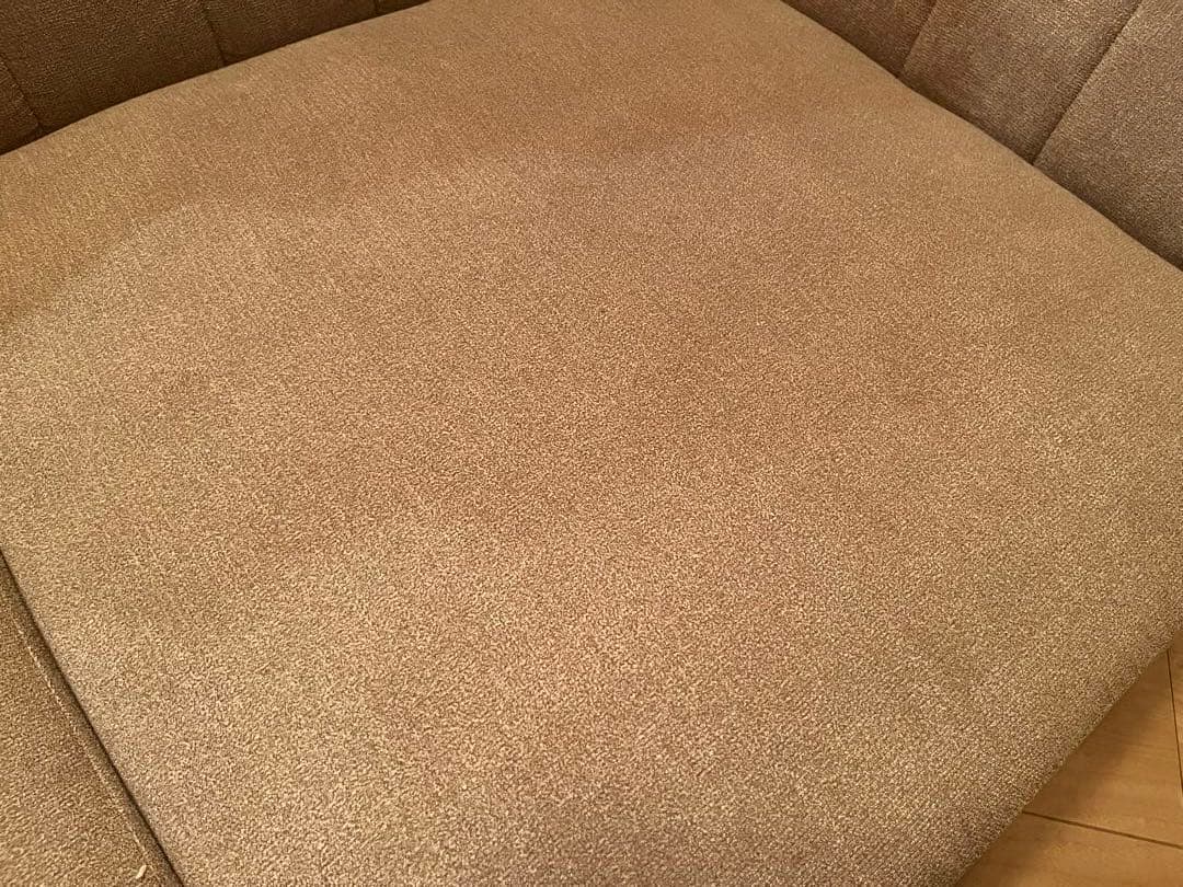 【美品】ベージュ ローソファ ベルメゾン　組み合わせて使える