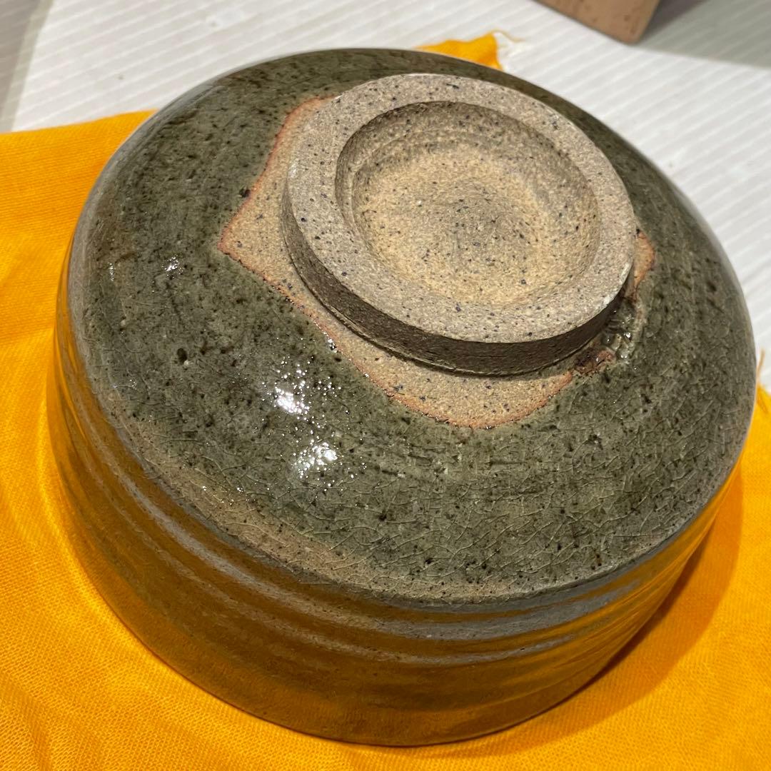 新品未使用　因久山焼　茶碗　抹茶碗　窯元　良憲　茶道具　コレクション　一点もの