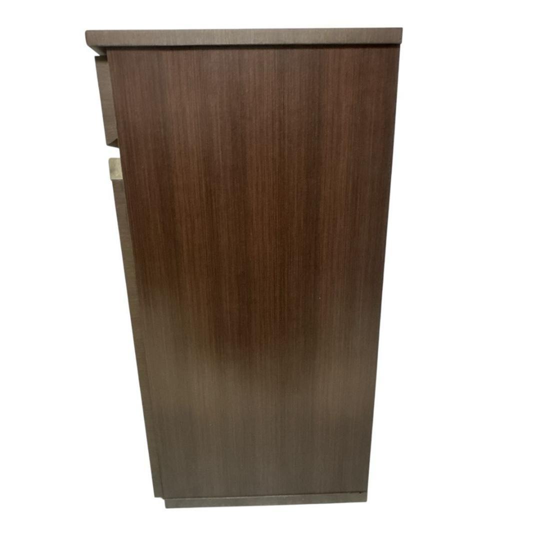 【ほぼ新品】クロシオ 分別 ダイニングダストボックス 2D 木目ブラウン 2分別