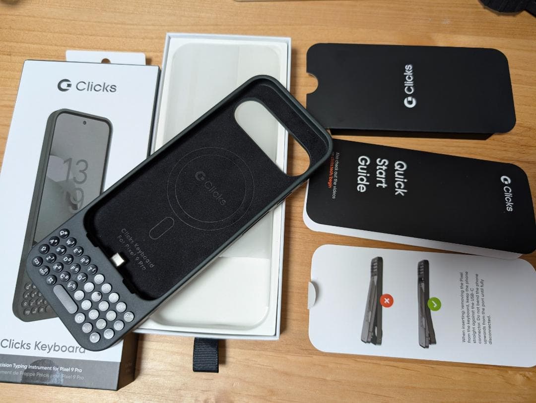 Clicks Keyboard for Pixel 9/9 Pro 付属品完備