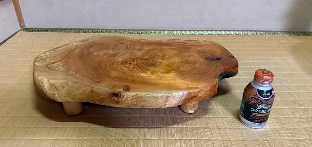 けやき一枚板 テーブル 座卓 台座 けやき 天然木 花台 欅