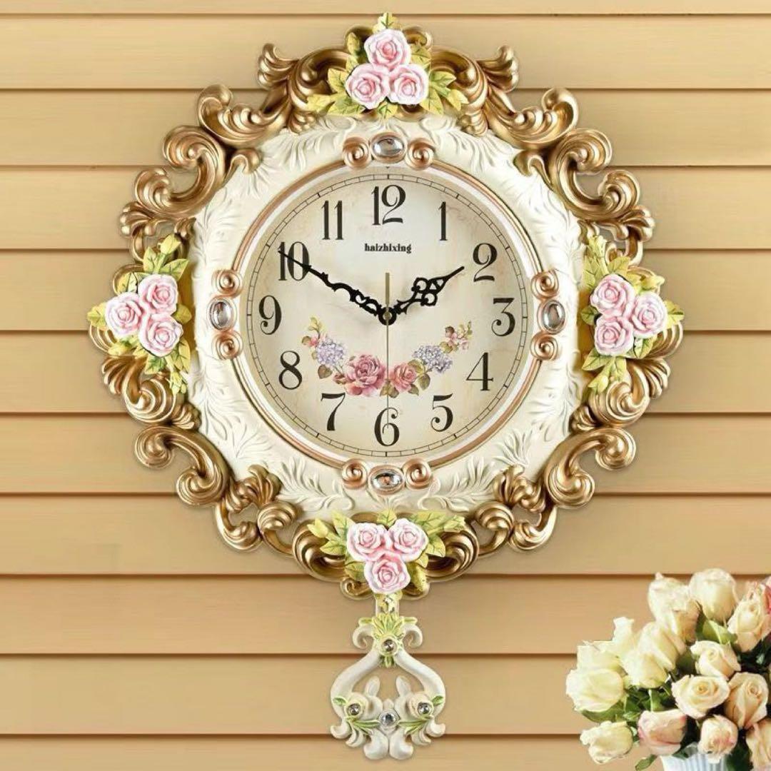 新品　振り子掛け時計 インテリア 壁時計