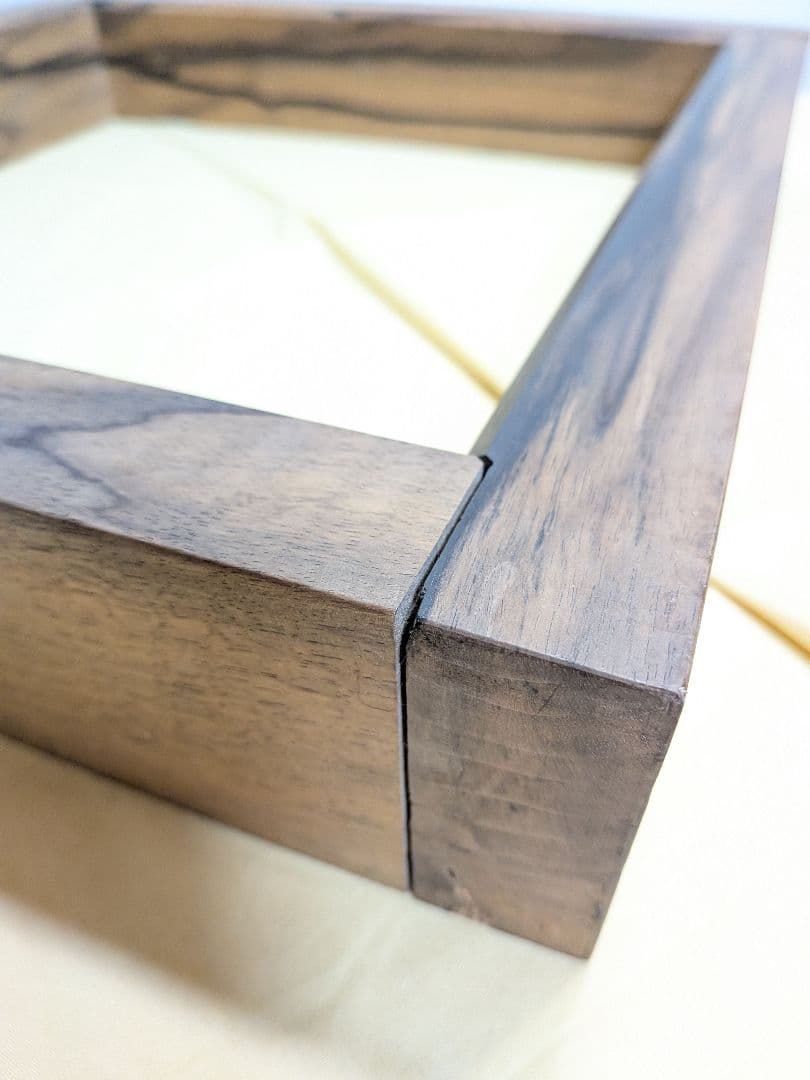 お茶道具　黒柿　炉縁