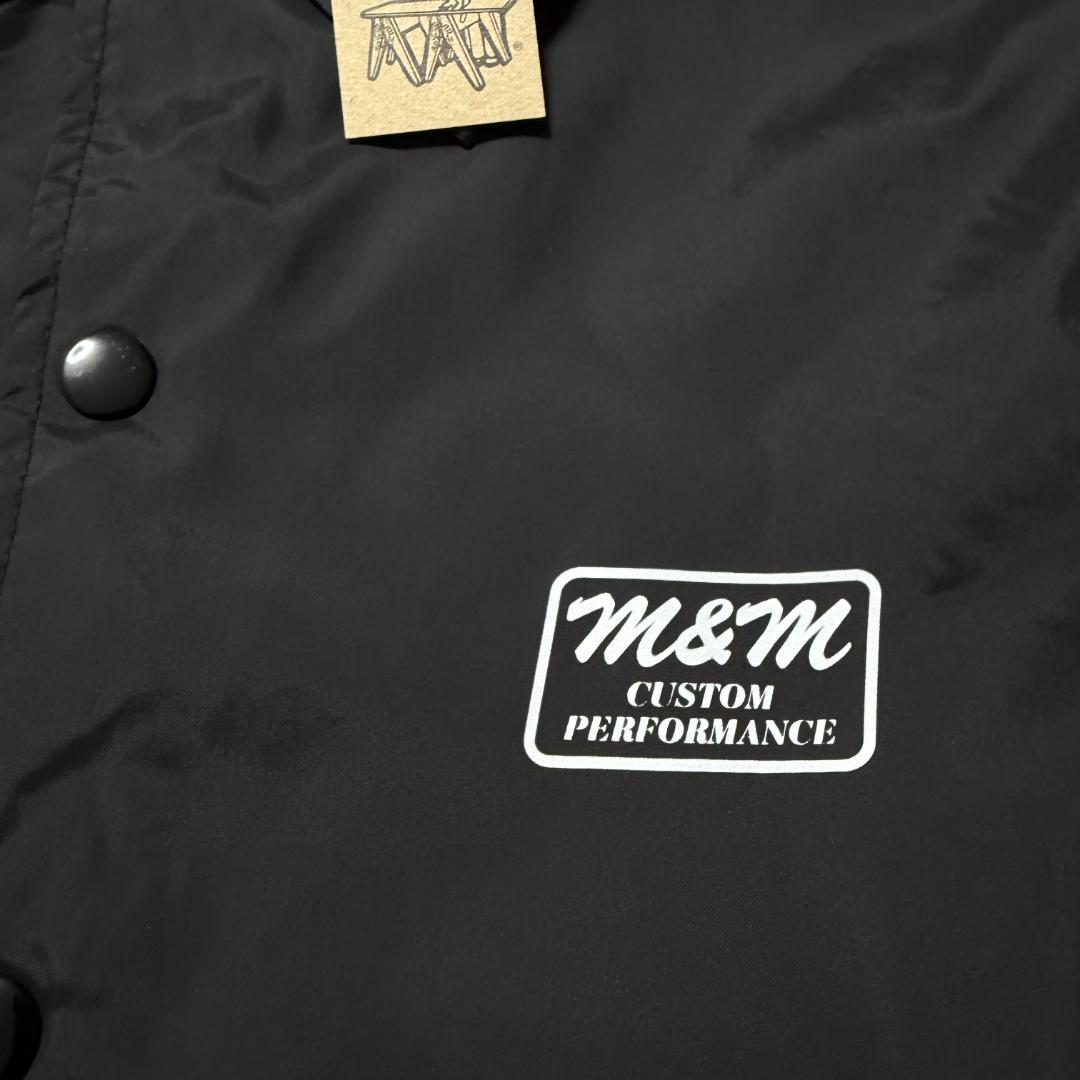 t*m様 M&M Coach Jaket　コーチジャケット　ブラック　Mサイズ