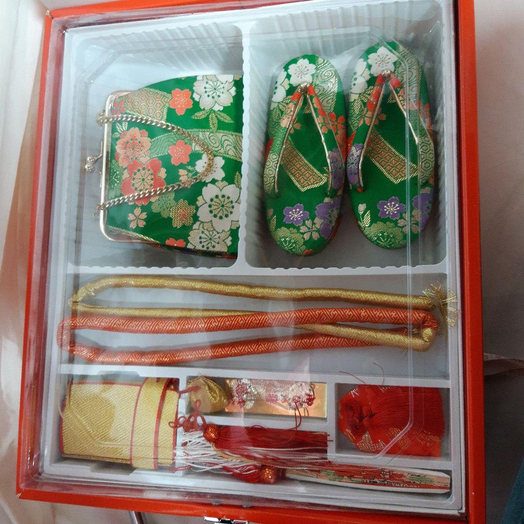 七五三 女の子３歳　着物、帯、小物一式　フルセット