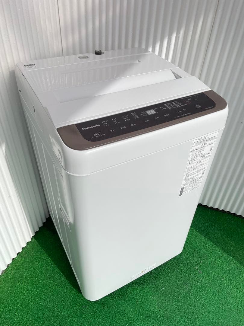 974パナソニック Fシリーズ ブラウン 6kg洗濯機 槽カビ予防 風乾燥機能付