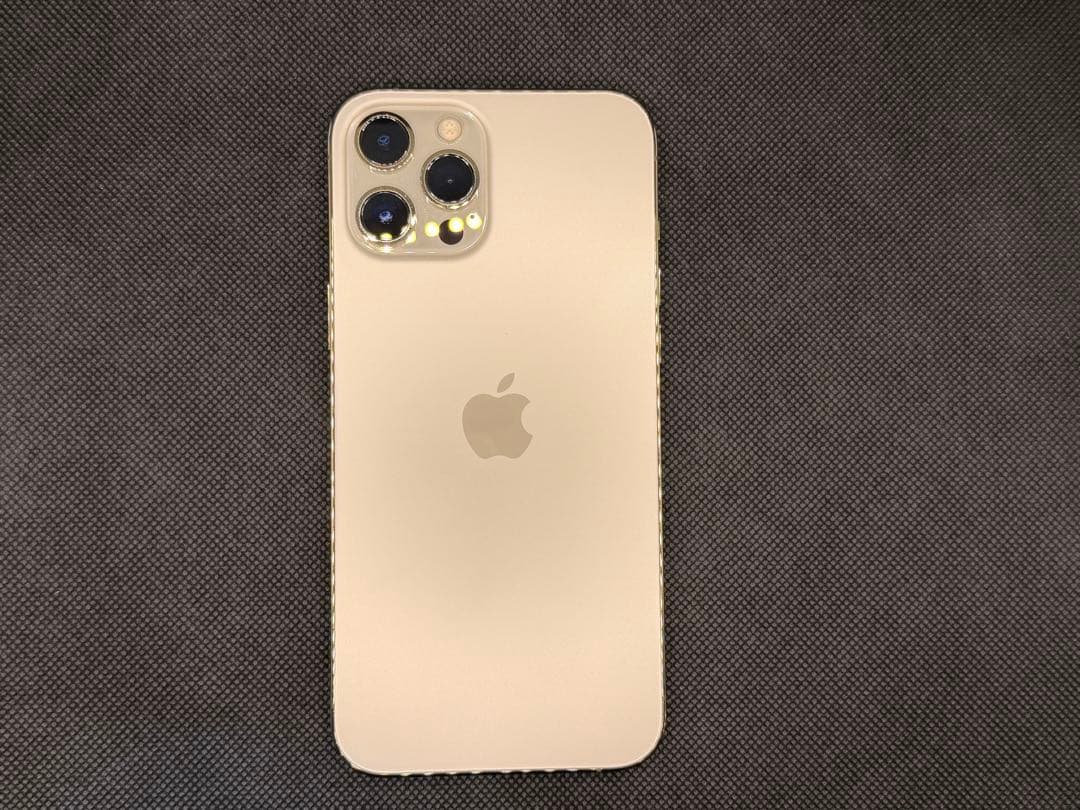 輝*き様 【美品】Apple iPhone 12 promax gold 128