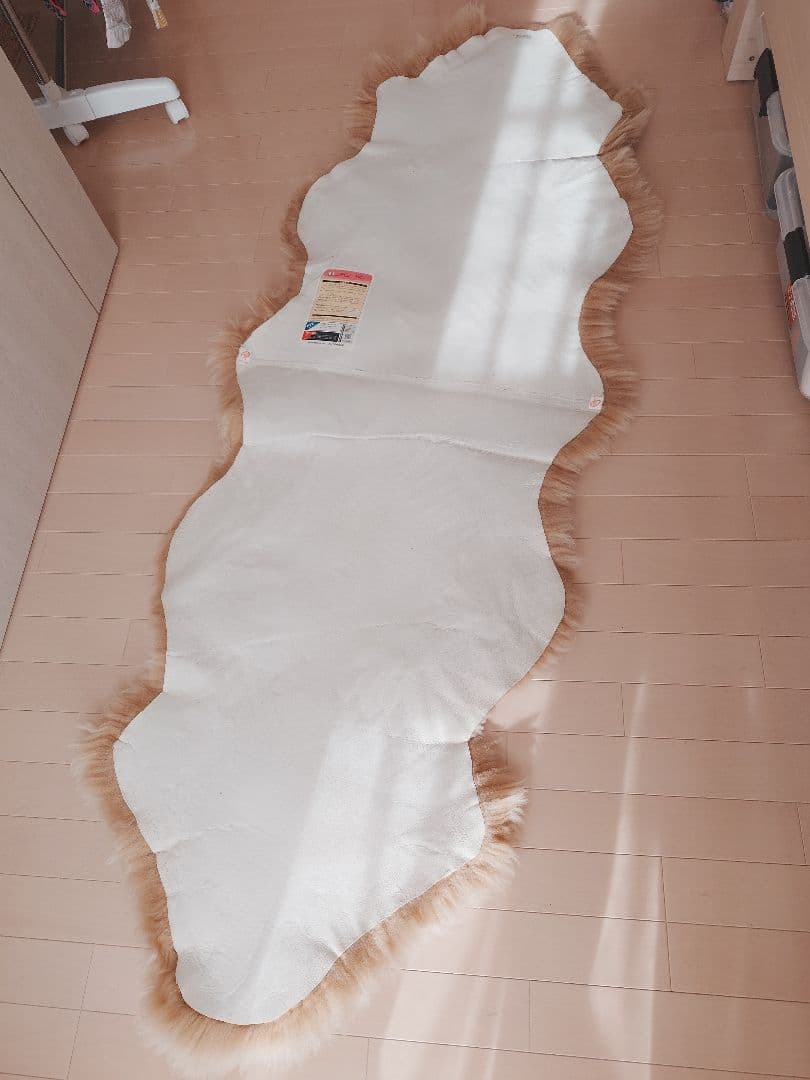 ムートンラグ　ムートンフリース　2匹