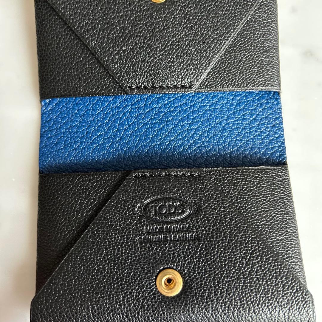 ★最終値下げ【新品未使用】トッズTod's　カードケース名刺入れ ブラック外箱有