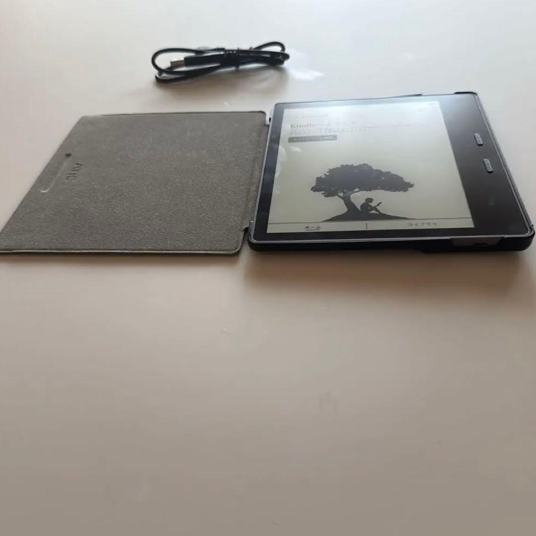 Kindle Oasis 第9世代 防水 8GB 開閉式軽量グレーケース付
