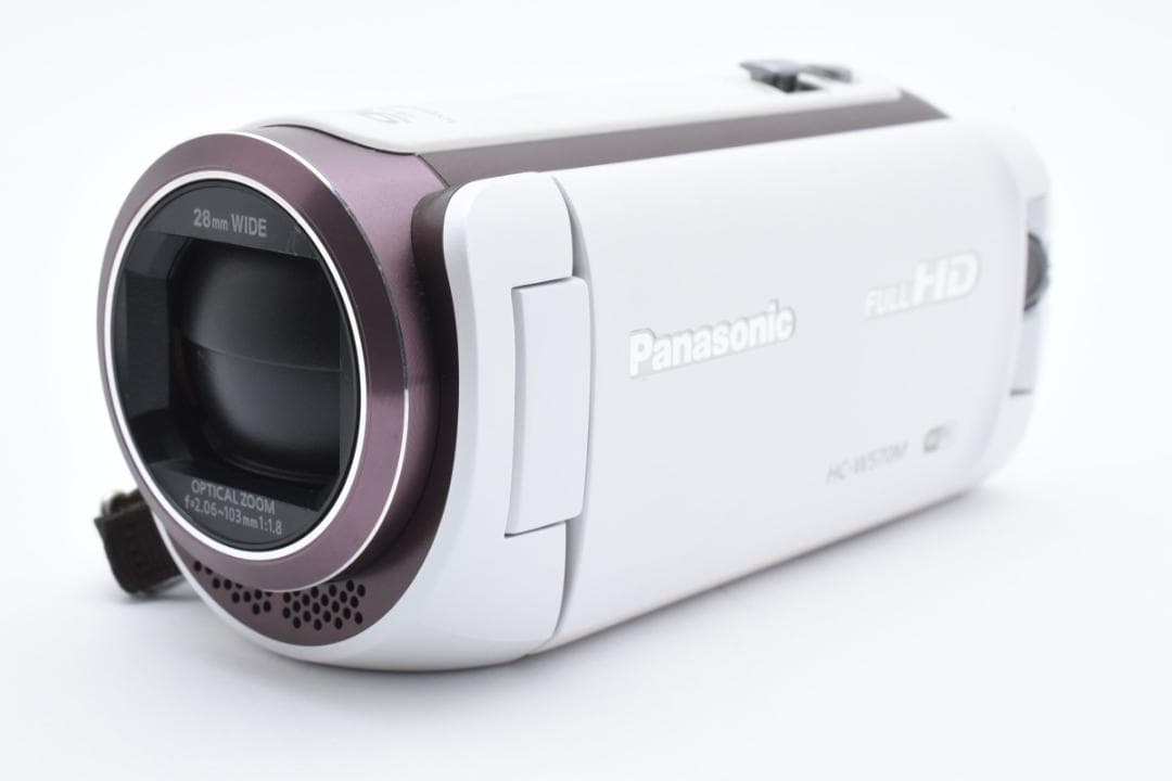 【美品】Panasonic ビデオカメラ　HC-W570M ホワイト