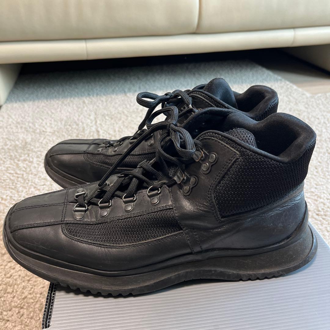PRADA プラダ メンズ スニーカーブーツ 黒 レザー