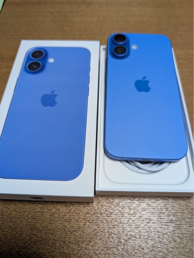 本日最終価格　iPhone 16 ウルトラマリン128GB SIMフリー