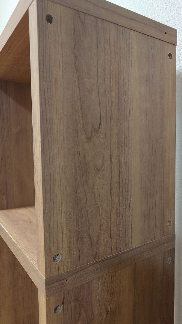 スタッキングシェルフ　ブラウン　 6コンパートメント