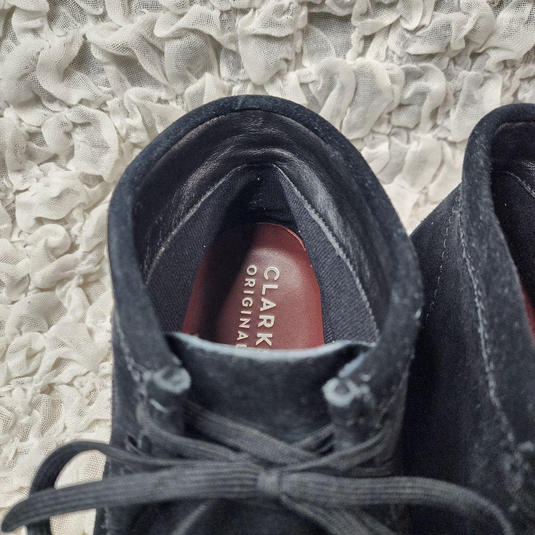 クラークス ゴアテックス レザー スエード ワラビー デザートブーツ モカシン