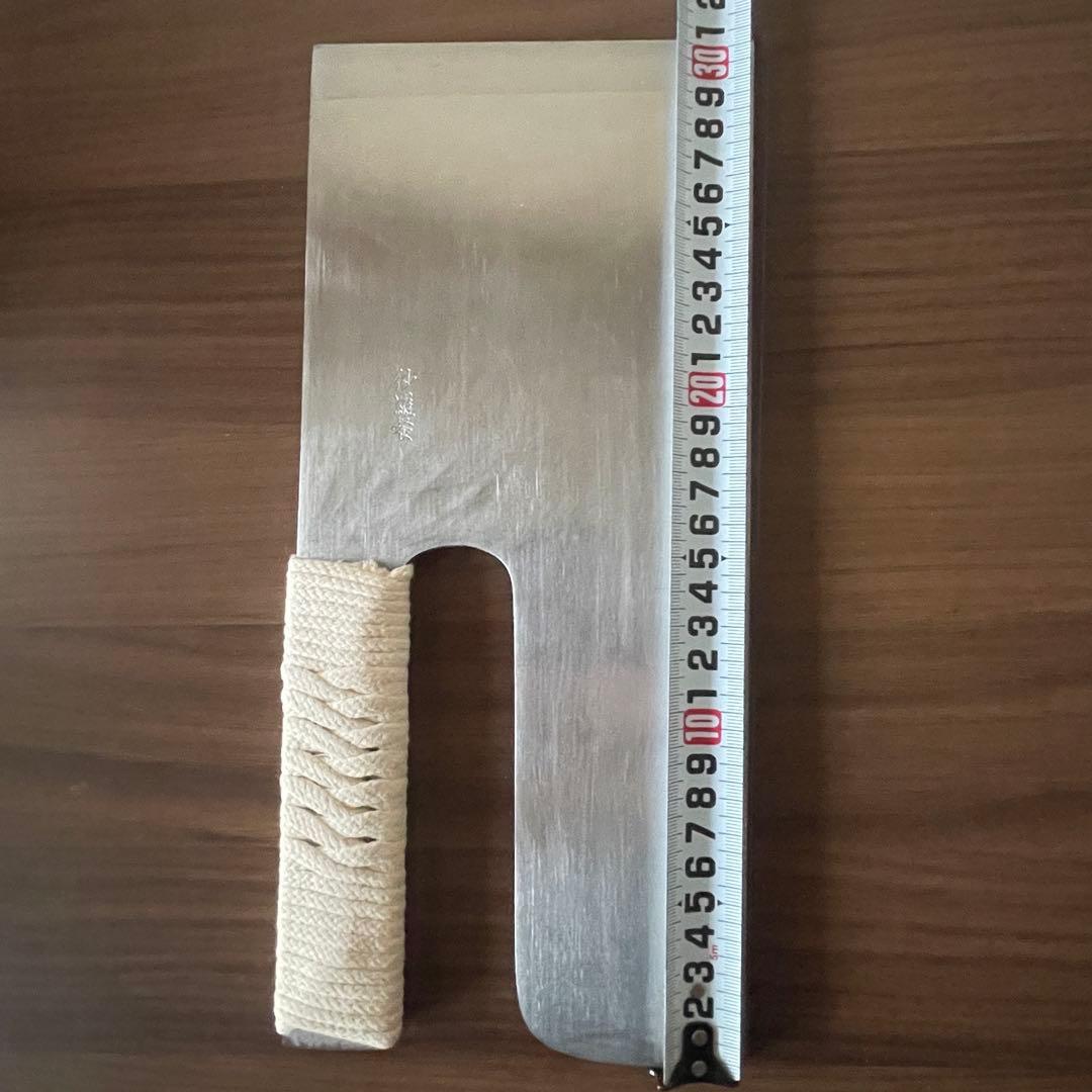 蕎麦切り包丁　そば包丁　鍛造包丁 右利き用　麺切り包丁　紗羅餐(さらざん)