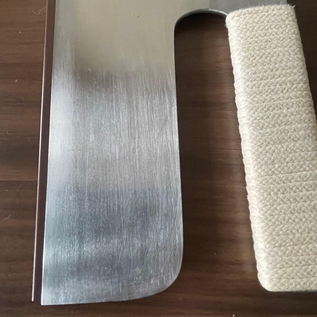 蕎麦切り包丁　そば包丁　鍛造包丁 右利き用　麺切り包丁　紗羅餐(さらざん)