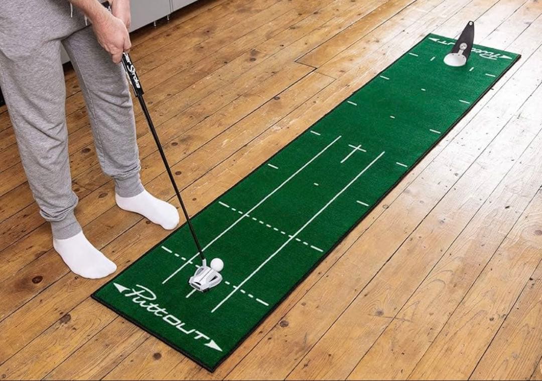 PuttOUT パターマット パター練習マット 実際のグリーンを極限まで再現