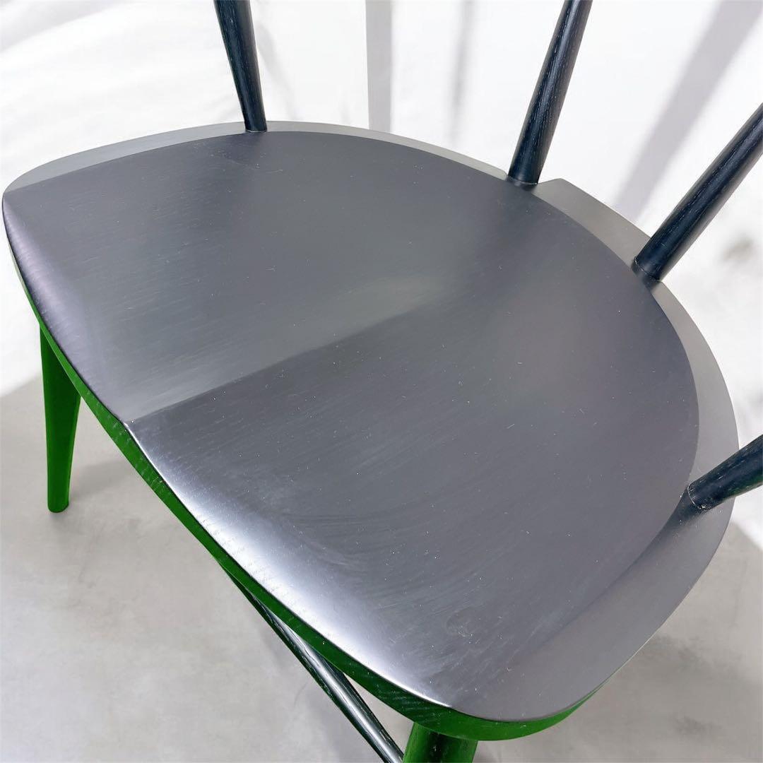 美品！かわいい　おしゃれ　柏木工　カフェチェア　椅子 オーク W512A