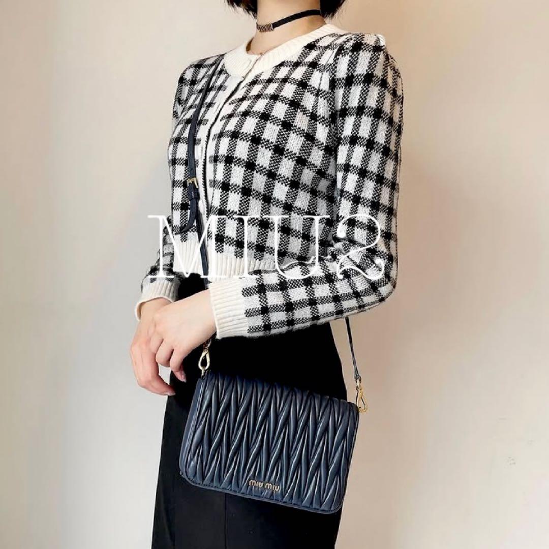 あ*き様 ❤️美品❤️miumiu マテラッセ ショルダーバッグ マグネット フ