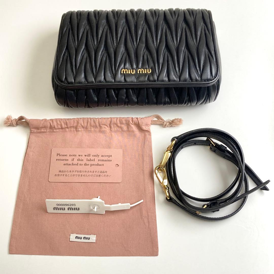 あ*き様 ❤️美品❤️miumiu マテラッセ ショルダーバッグ マグネット フ