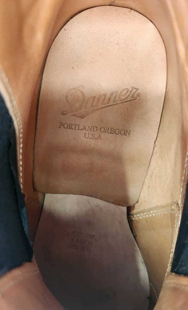 Danner ダナー レザー サイドゴアブーツ Vibramソール USA製　黒