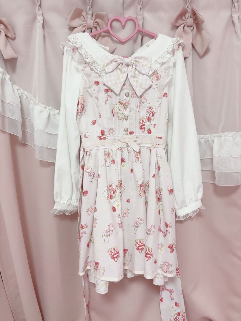 LIZLISA Strawberry Tea Partyワンピース ピンク