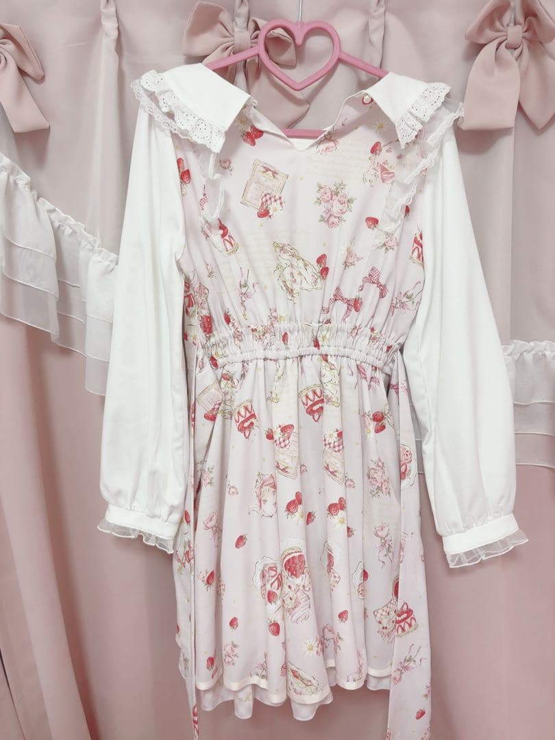 LIZLISA Strawberry Tea Partyワンピース ピンク