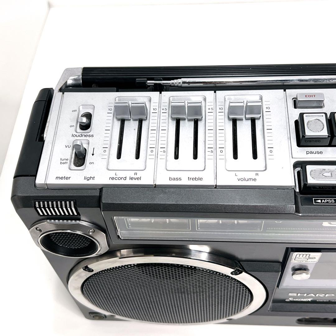 【極美品・動作品】 SHARP GF-303ST ラジカセ　 カセット再生OK