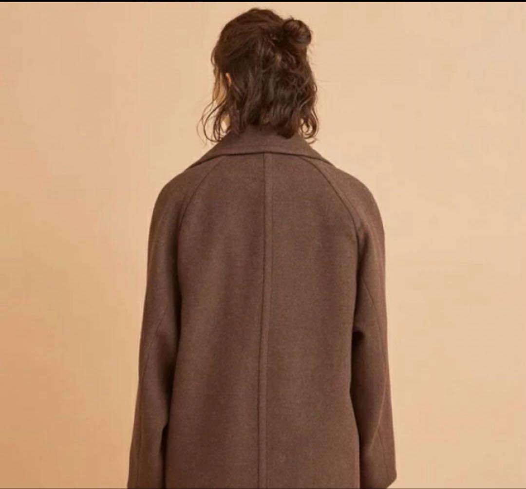 《美品》BEAUTY&YOUTH ダブルブレストコート S ブラウン