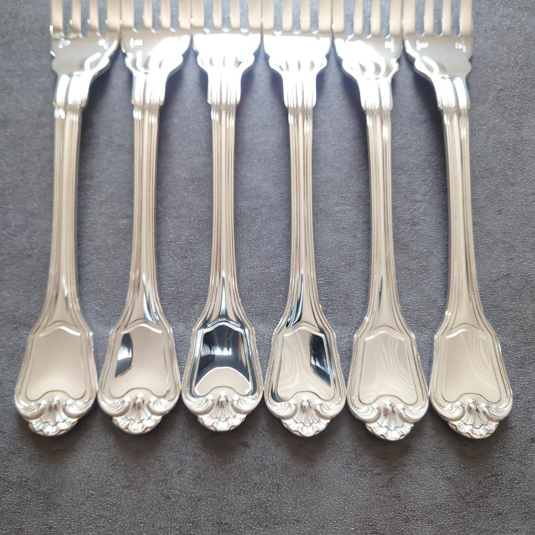 希少 極美品 クリストフル ポートロイヤル フィッシュフォーク 6点