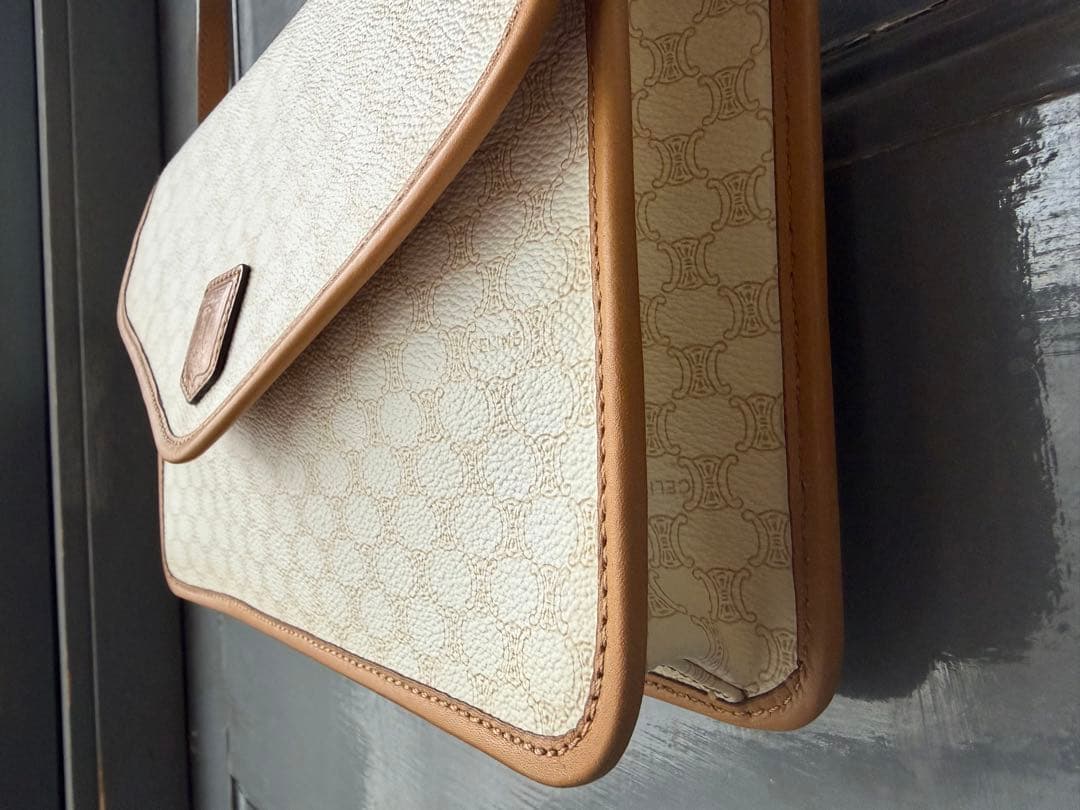 1980s vintage cap ビンテージセリーヌショルダーバック　マカダム