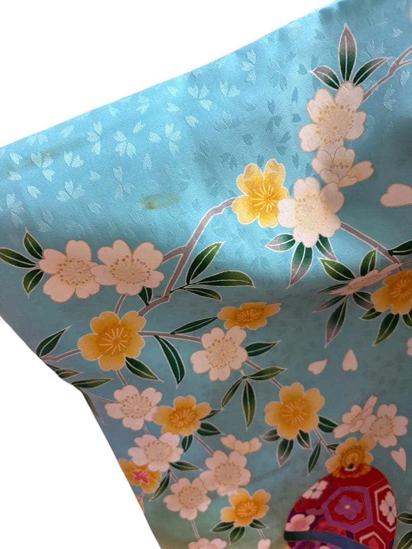 大幅値下げ‼️七五三 7歳 フルセット 水色 ゴールド