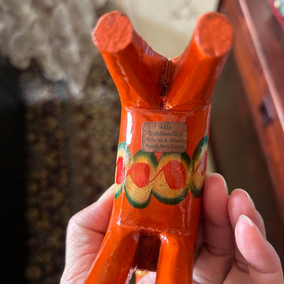 アンティーク　ダーラナホース　2体セット