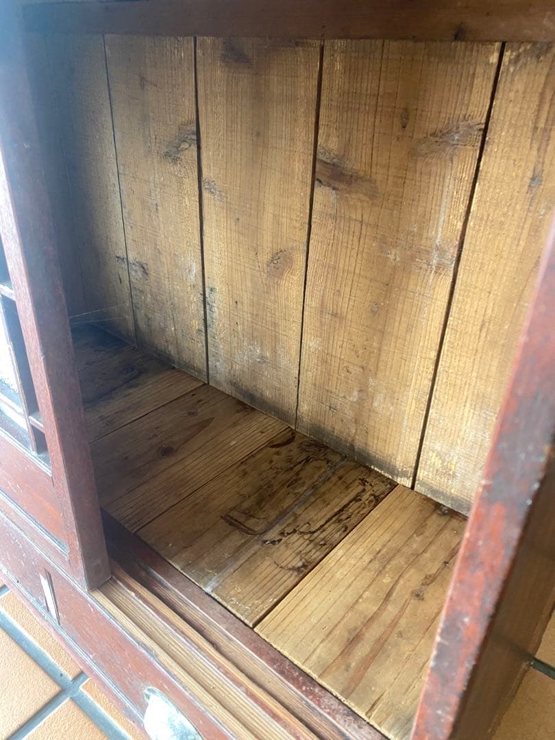 茶箪笥　食器棚　整理棚　小物入れ　昭和アンティーク